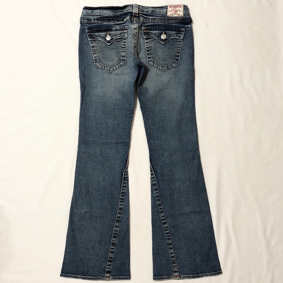 True Religion Joey Twisted Flare Denim Jeans - 31 - Picture 8 of 16